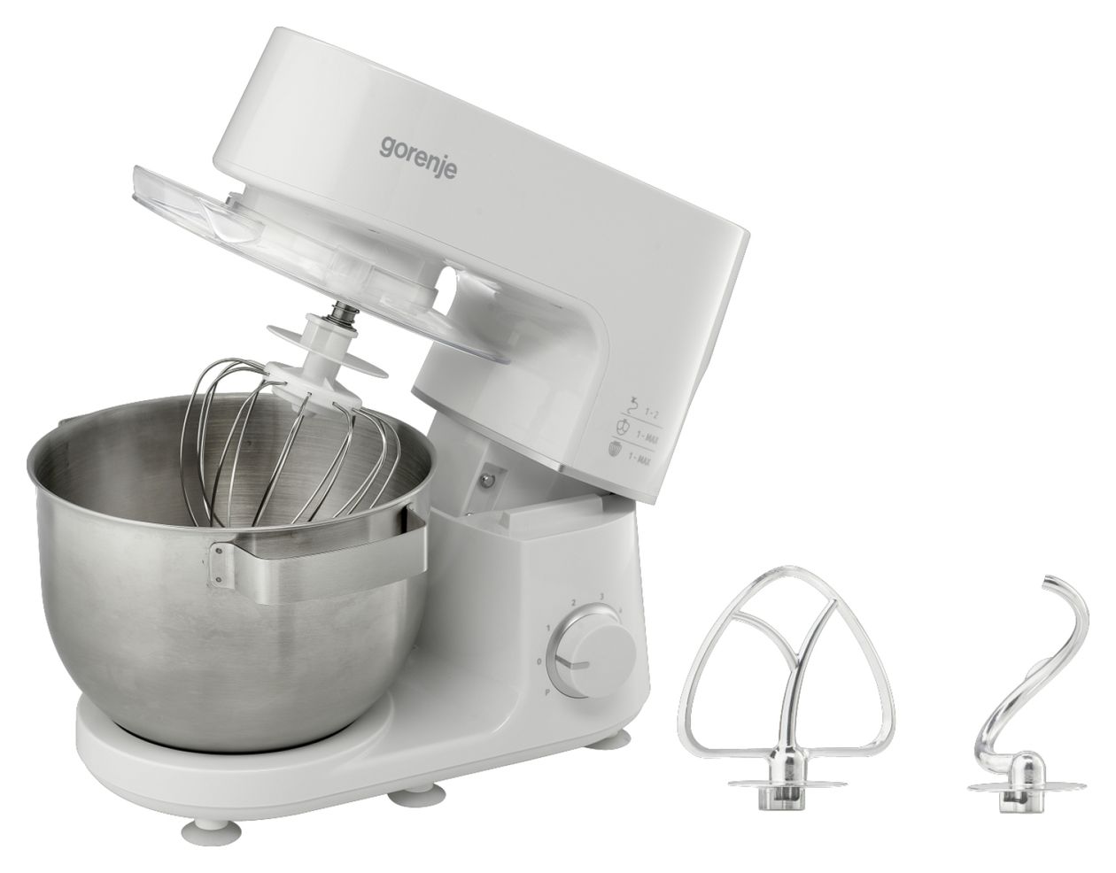 MMC800CW Küchenmaschine 5 l Standmixer 6 Stufen 800 W  (Weiß) 