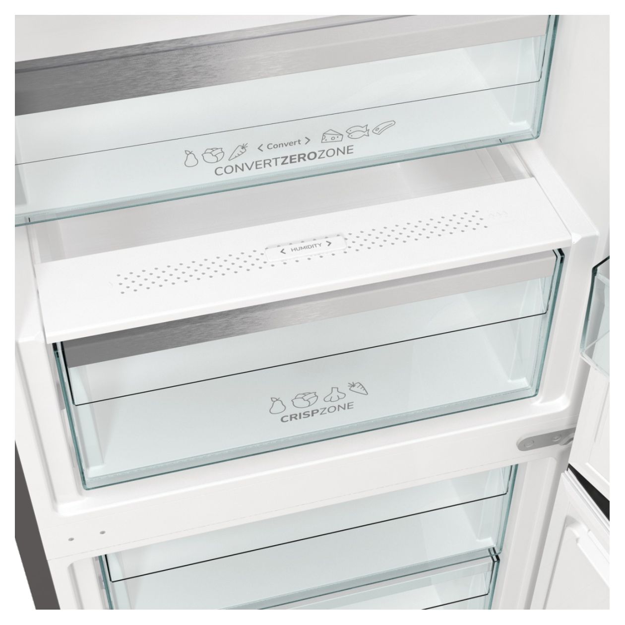 NRB620C6X4WFE 283 l / 130 l Kühl-Gefrierkombi freistehend NoFrost 182 kWh Jahr  (Edelstahl) 