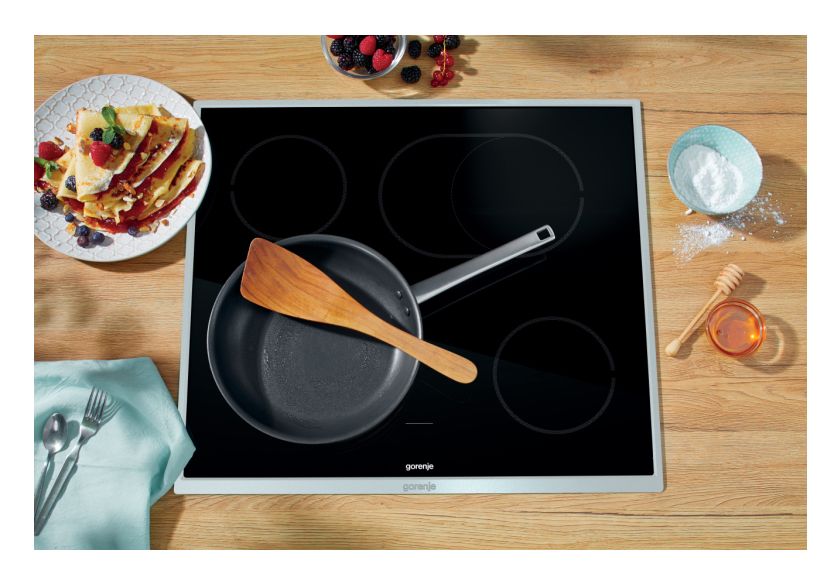 Steel Set EX (BCS6737E12X + ECD634X) Herdset maxi AutoClean AquaClean mit 60 cm Glaskeramik Kochfeld 
