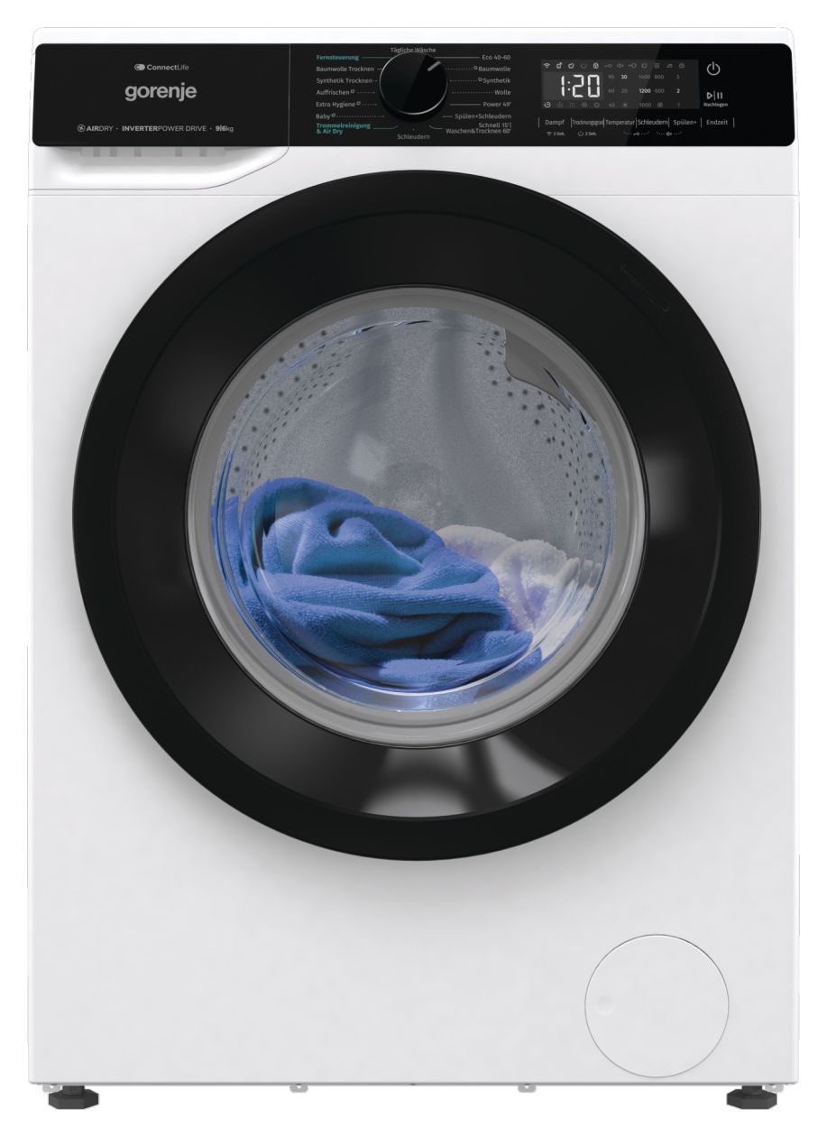 WD2PA964ADW1/DE 9 kg 6 kg Kondensations Waschtrockner 1400 U/min 