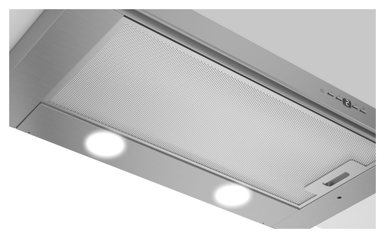 GDT2562X Abluft/Umluft Dunstabzugshaube/Esse Einbau 60 cm (Edelstahl) 