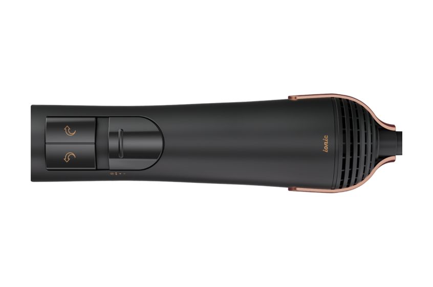 HS7080 Warmluftbürste 1000 W (Schwarz, Rosa-Goldfarben) 