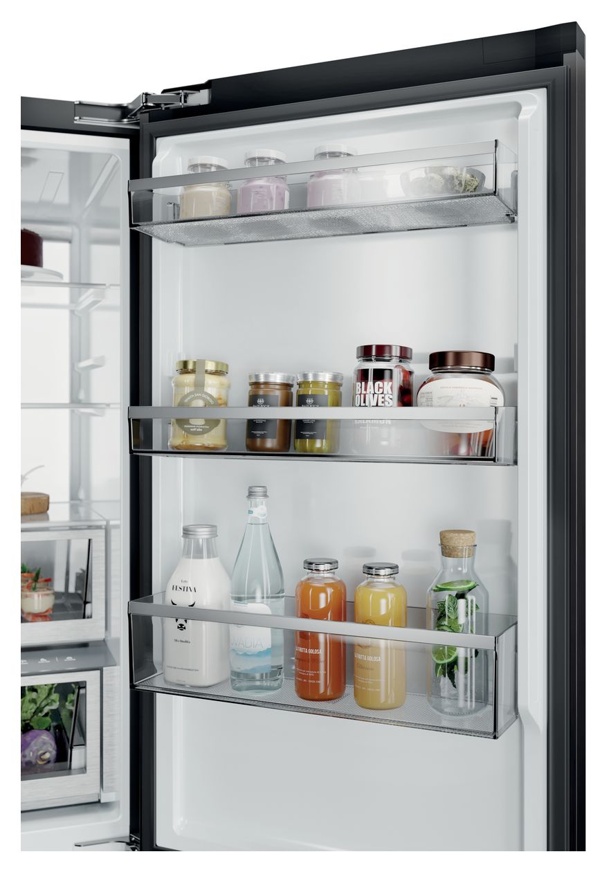 CST9619DNGBW 247 l / 137 l Kühl-Gefrierkombi freistehend NoFrost 222 kWh Jahr  (Schwarz) 