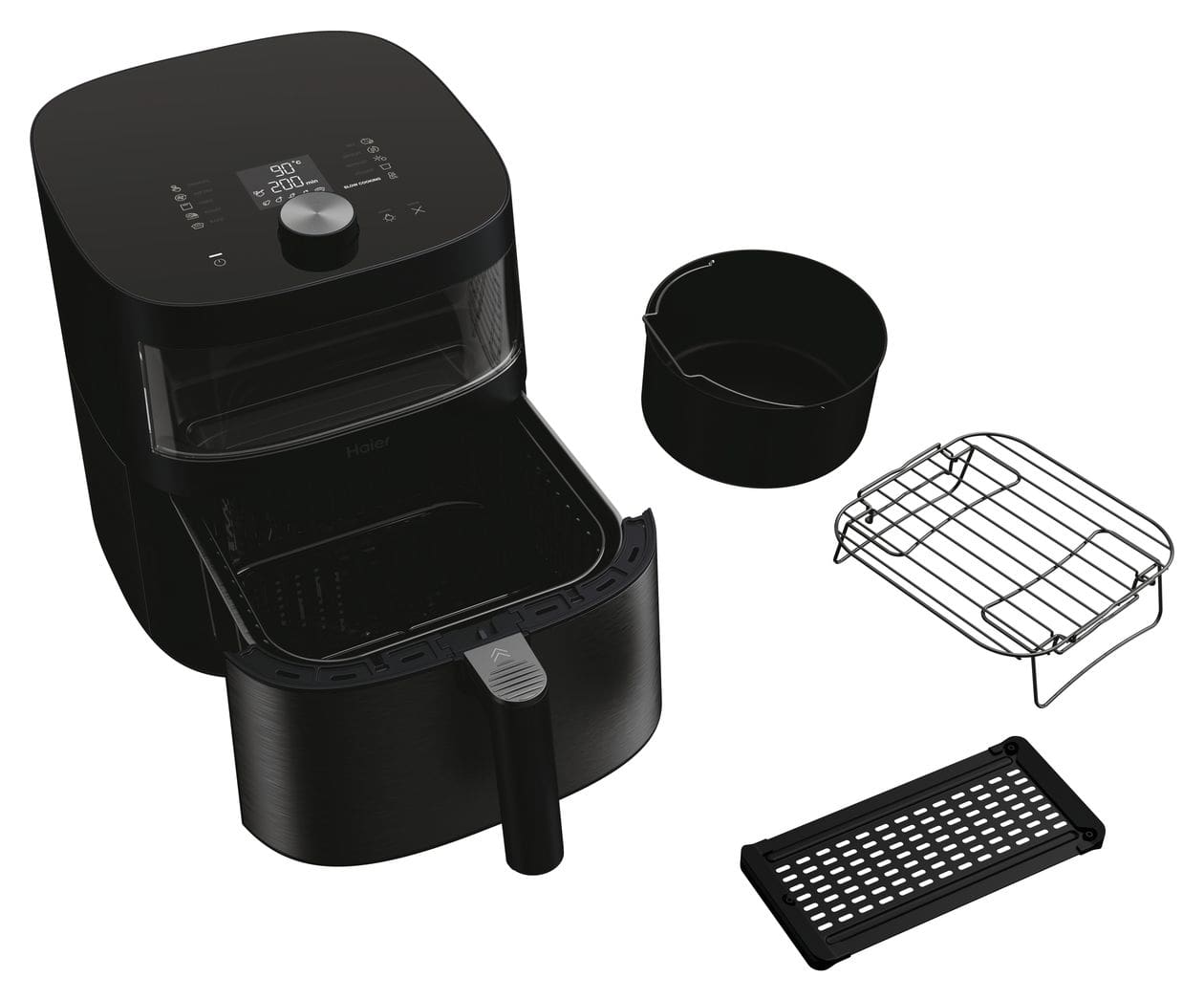 HAF5TWA3011 Heißluftfritteuse 7 l 2000 W  (Schwarz) 