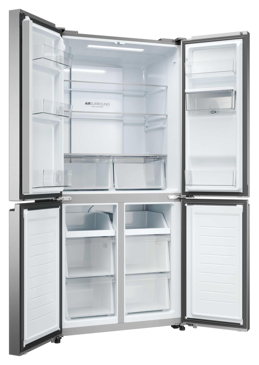 HCR3818DWMM Side-by-Side Kühl-/ Gefrierkombination 307 l / 156 l 232 kWh NoFrost 1815 mm x 833 mm  (Edelstahl) 