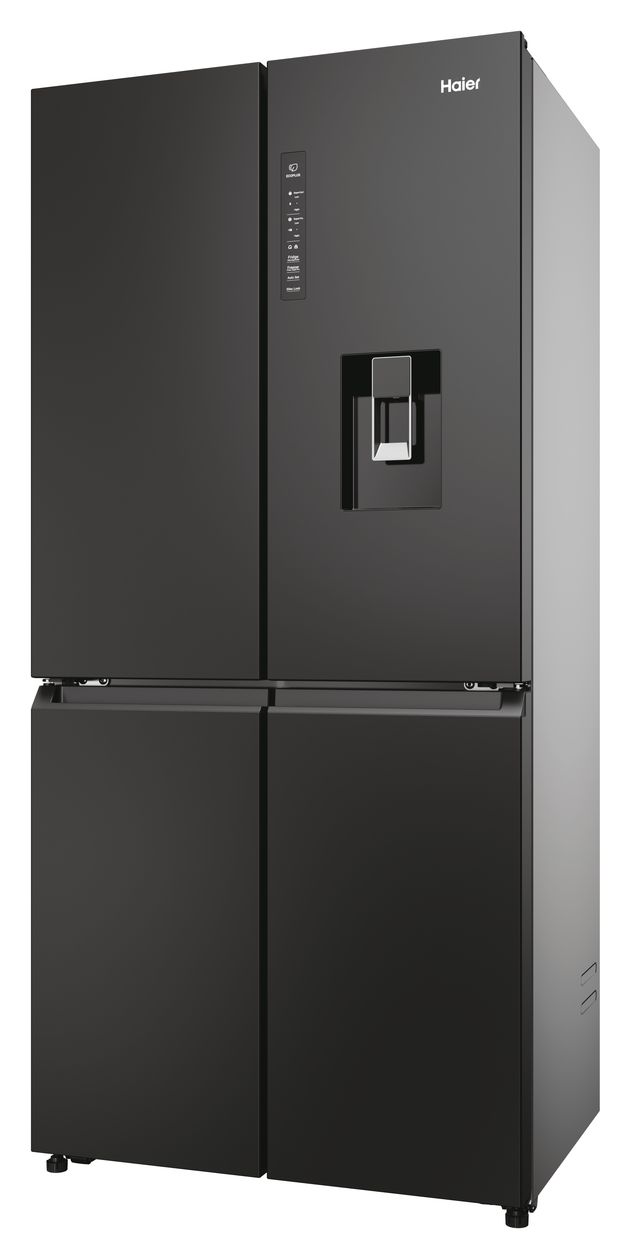 HCR7818DWPT Side-by-Side Kühl-/ Gefrierkombination 307 l / 156 l 232 kWh NoFrost 1815 mm x 833 mm  (Schwarz) 