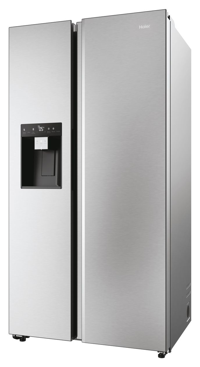 HSW59F18EIMM Side-by-Side Kühl-/ Gefrierkombination 391 l / 210 l 334 kWh NoFrost 1775 mm x 905 mm  (Platin, Edelstahl) 