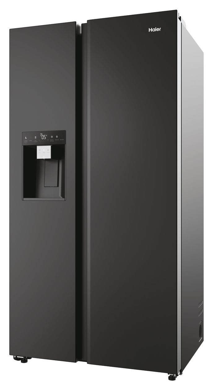 HSW59F18EIPT Side-by-Side Kühl-/ Gefrierkombination 391 l / 210 l 334 kWh NoFrost 1775 mm x 905 mm  (Schwarz) 