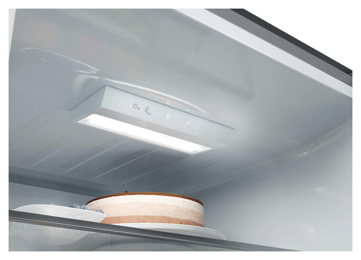 HTR3618CNMG 235 l / 125 l Kühl-Gefrierkombi freistehend NoFrost 173 kWh Jahr  (Silber) 