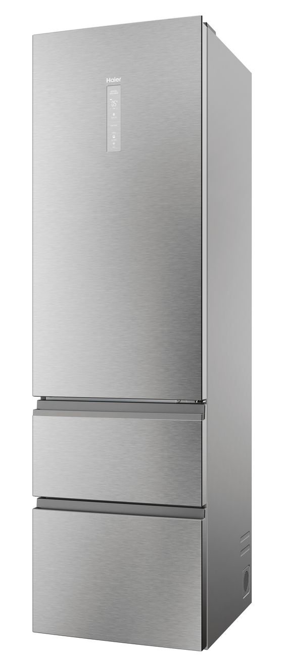 HTW7620ANMG 289 l / 125 l Kühl-Gefrierkombi freistehend NoFrost 120 kWh Jahr  (Edelstahl) 