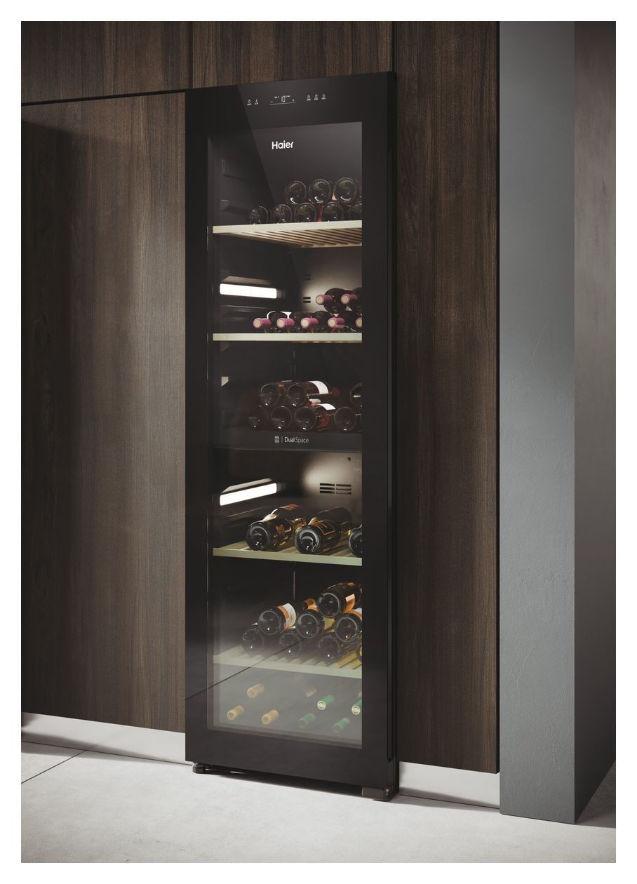 HWS236GDGU1 Weinkühler Freistehend EEK: G 2 Zonen 236 Flasche(n) 