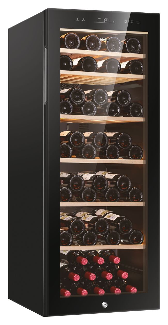 HWS84GNF Weinkühler Freistehend EEK: F 1 Zonen 84 Flasche(n) 