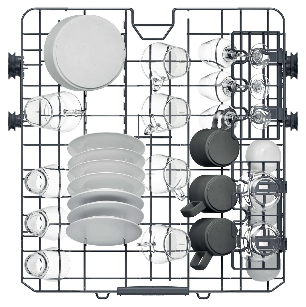 XH4B2F1S 60 cm Geschirrspüler teilintegriert (ohne Front) Sehr leise 14 Maßgedecke aquaStop Funktion 