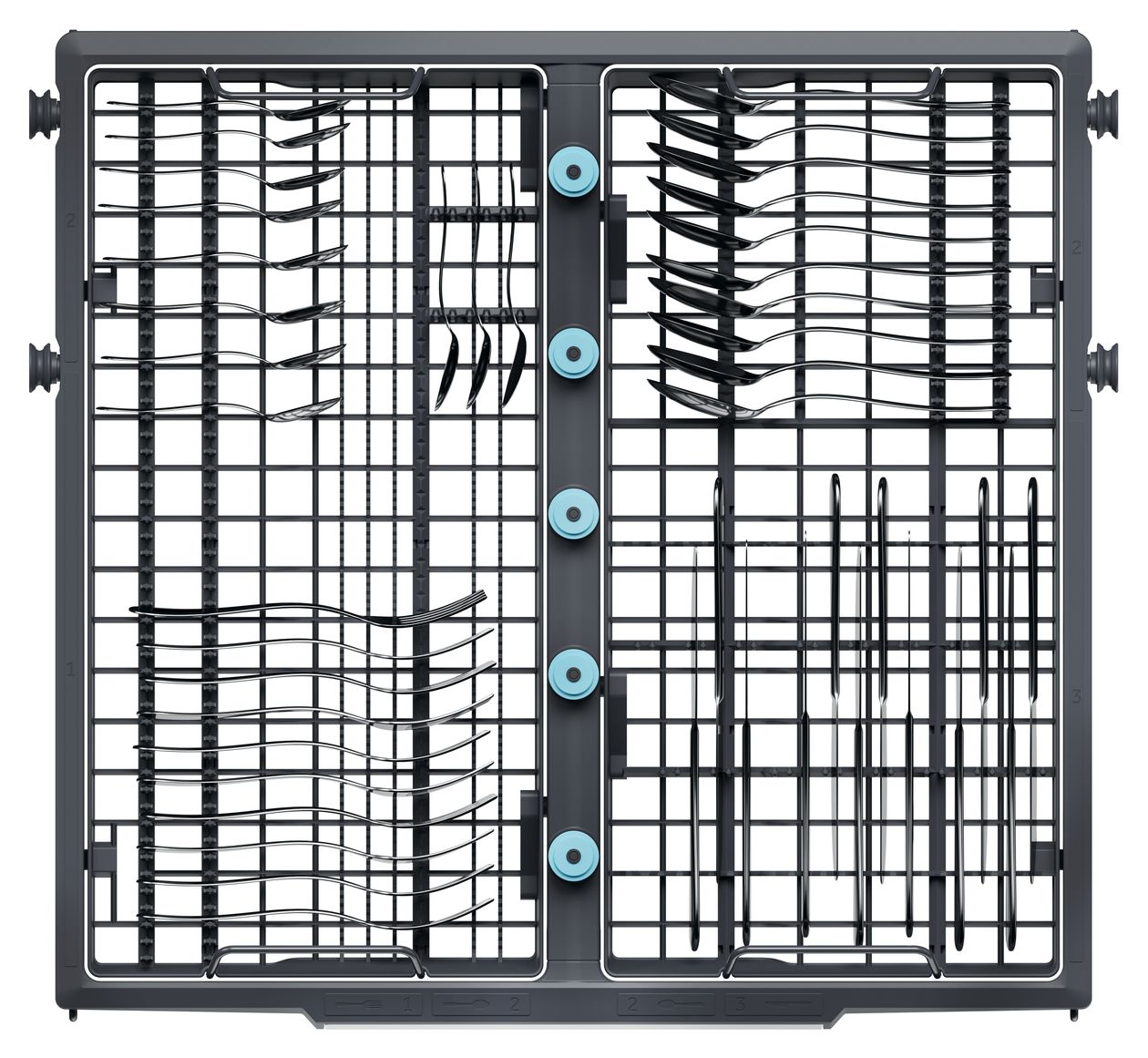 XI4A4M4PB 60 cm Geschirrspüler vollintegriert (ohne Front) Leise 14 Maßgedecke Kondensations 