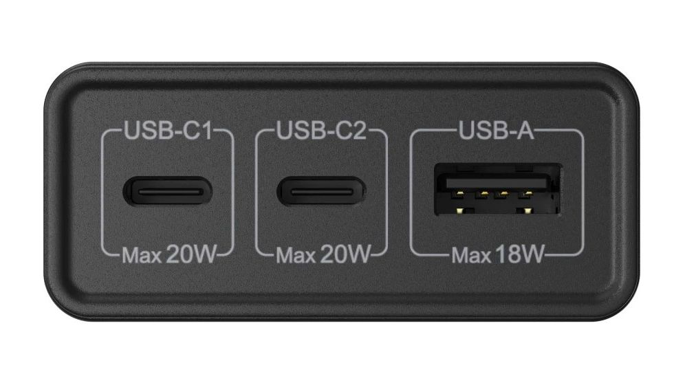 201761 Power Pack 10000 mAh Powerbank USB Typ-C  (Schwarz) 