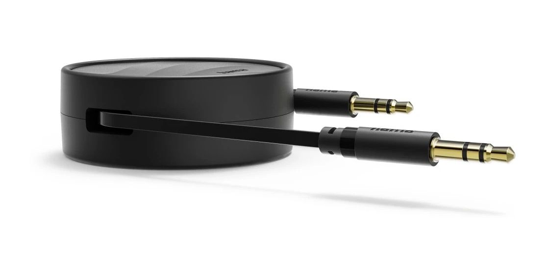 202041 Audio-Kabel Stecker 3,5 mm Klinke auf 3,5 mm Klinke 1,5 m  (Schwarz) 