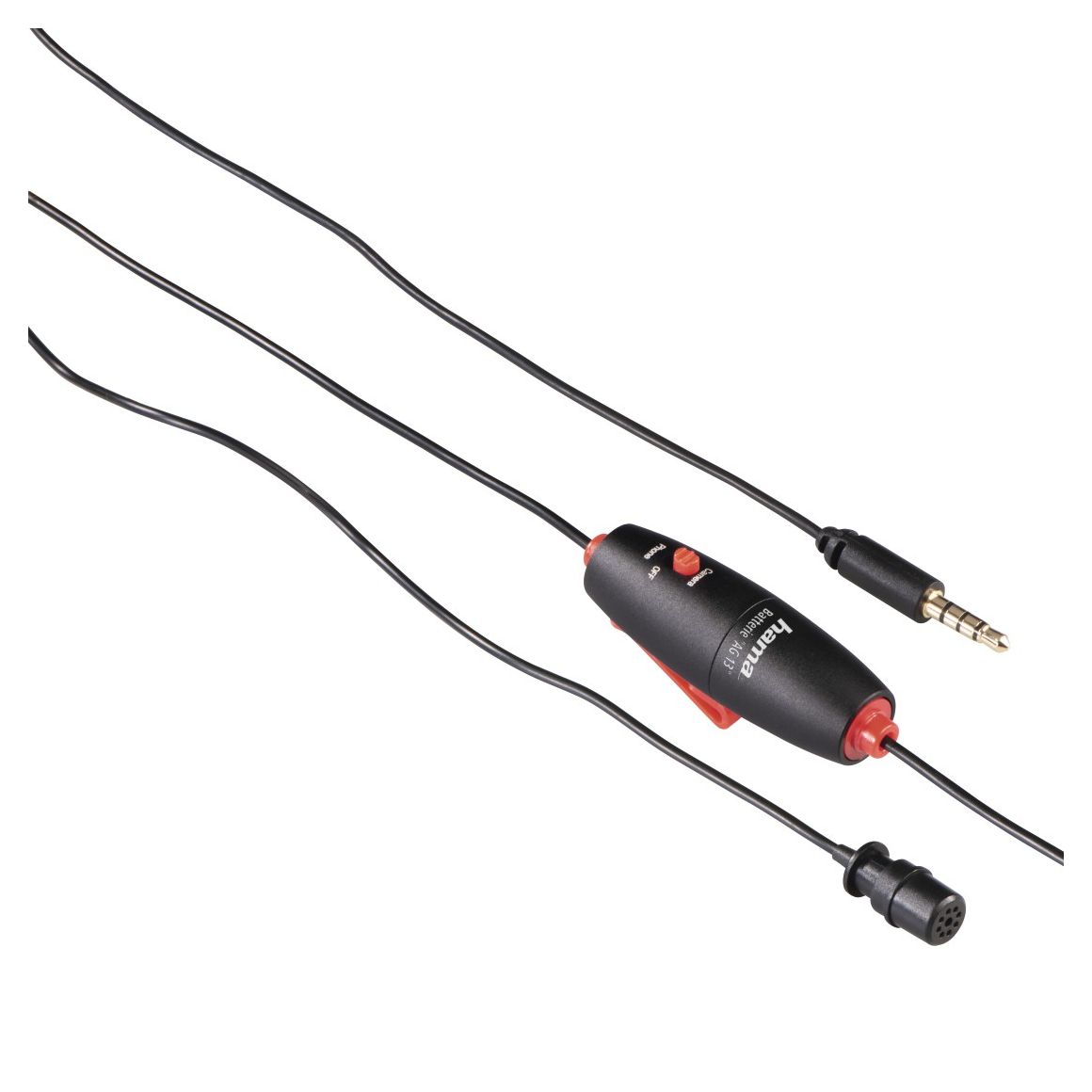 004634 Smart kabelgebunden Aufsteckbares Mikrofon 3,5 mm (1/8")  (Schwarz) 