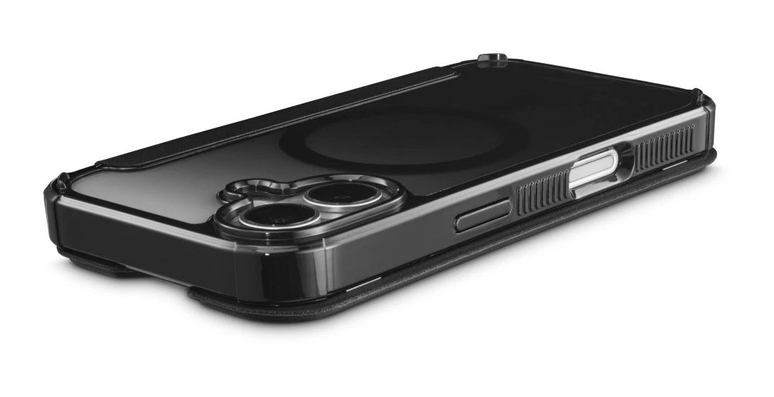 019651 Extreme Protect Folio für Apple iPhone 16  (Schwarz) 