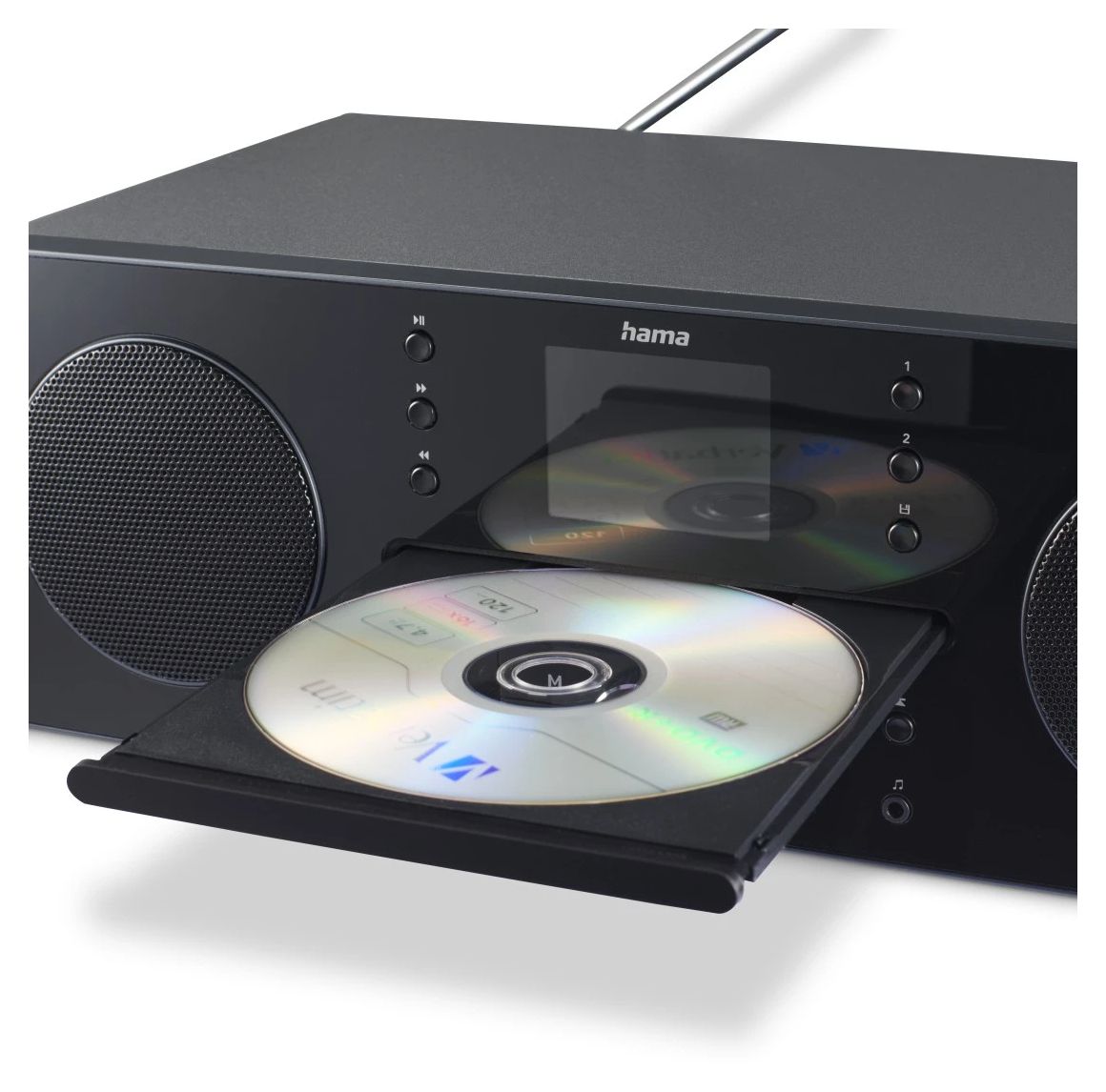 054254 DR1560CBT Bluetooth DAB, DAB+, FM Radio Persönlich  (Schwarz, Grau) 