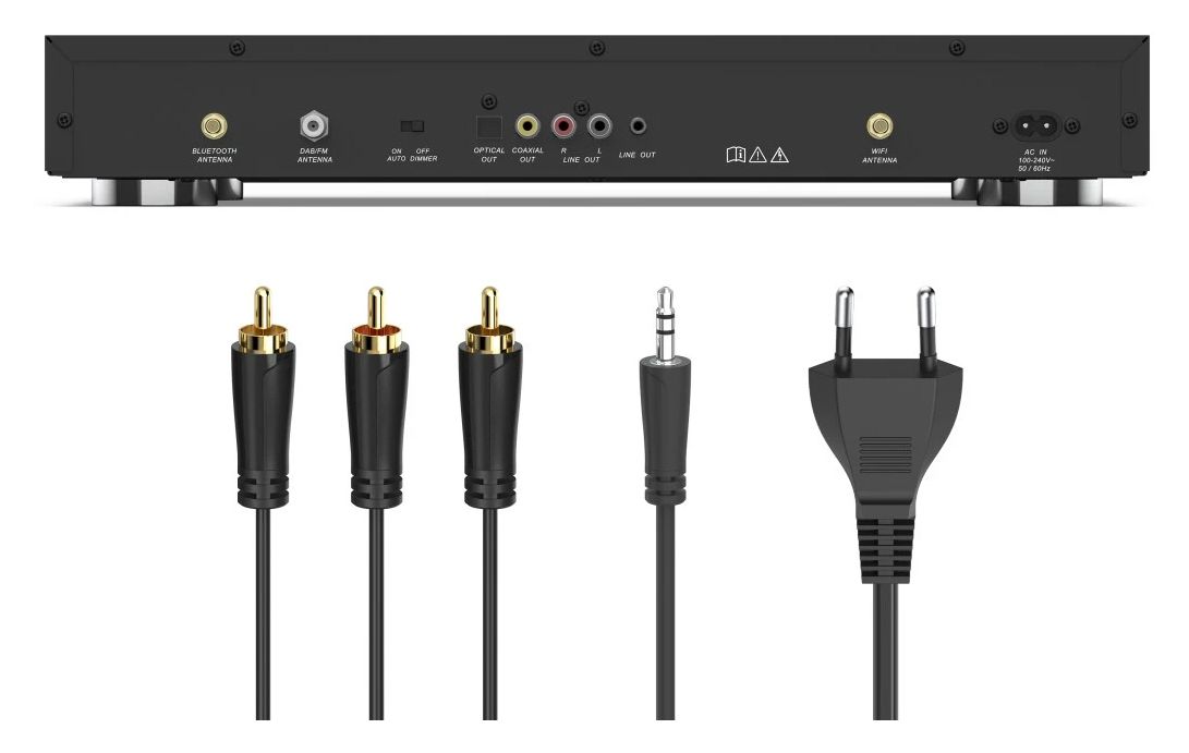 054256 DIT2105 Bluetooth DAB, DAB+, FM Radio Persönlich  (Schwarz) 