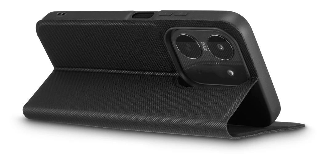 080201 Daily Protect Folio für Xiaomi Redmi 17C  (Schwarz) 