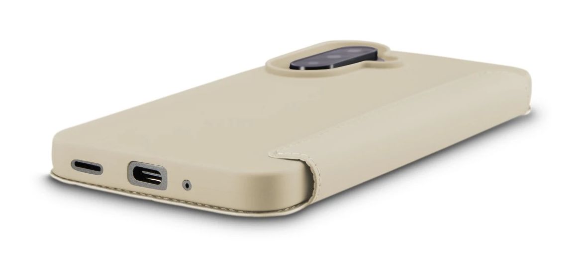 080229 Fantastic Feel Folio für Samsung Galaxy A27 5G  (Beige) 