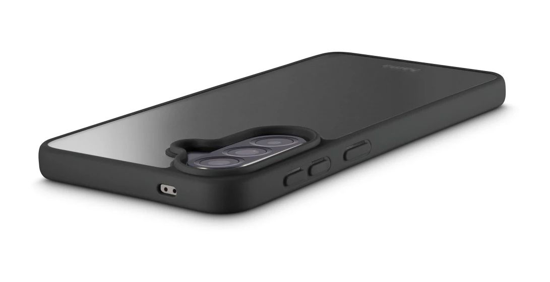 080347 Frame Protect Cover für Samsung Galaxy A57 5G (Schwarz, Transparent) 