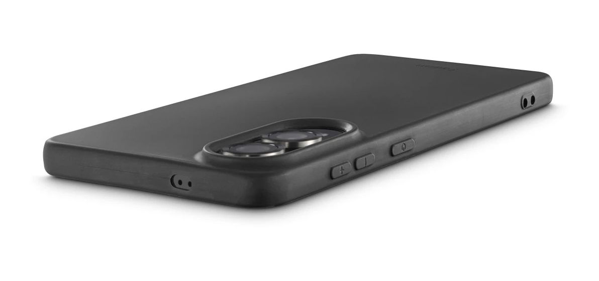 080594 Fantastic Feel Cover für Samsung Galaxy S25 Edge  (Schwarz) 