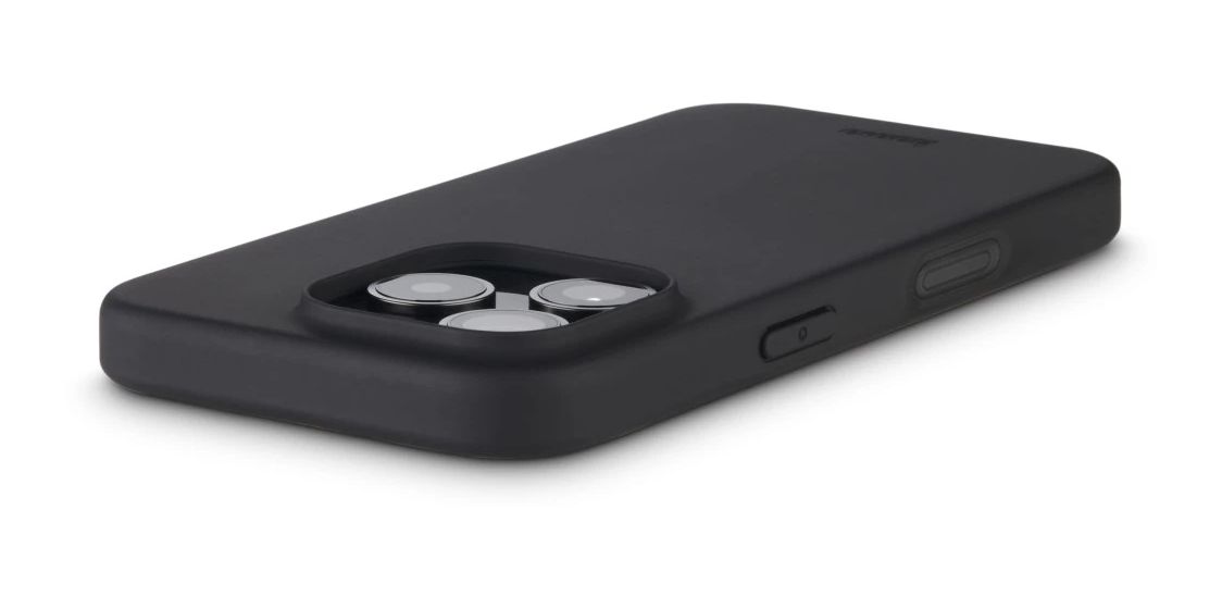 123767 Fantastic Feel Cover für Apple iPhone 16 Pro  (Schwarz) 