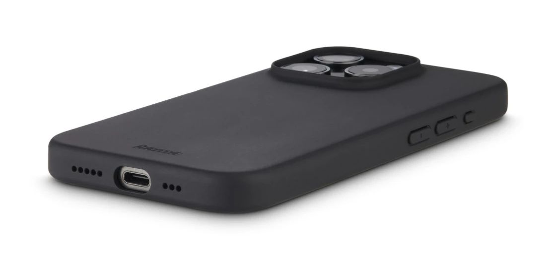 123770 Fantastic Feel Cover für Apple iPhone 16 Pro  (Schwarz) 