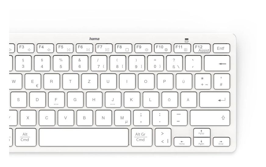 125133 Travel 400 Tastatur für Jede Marke  (Grau, Weiß) 