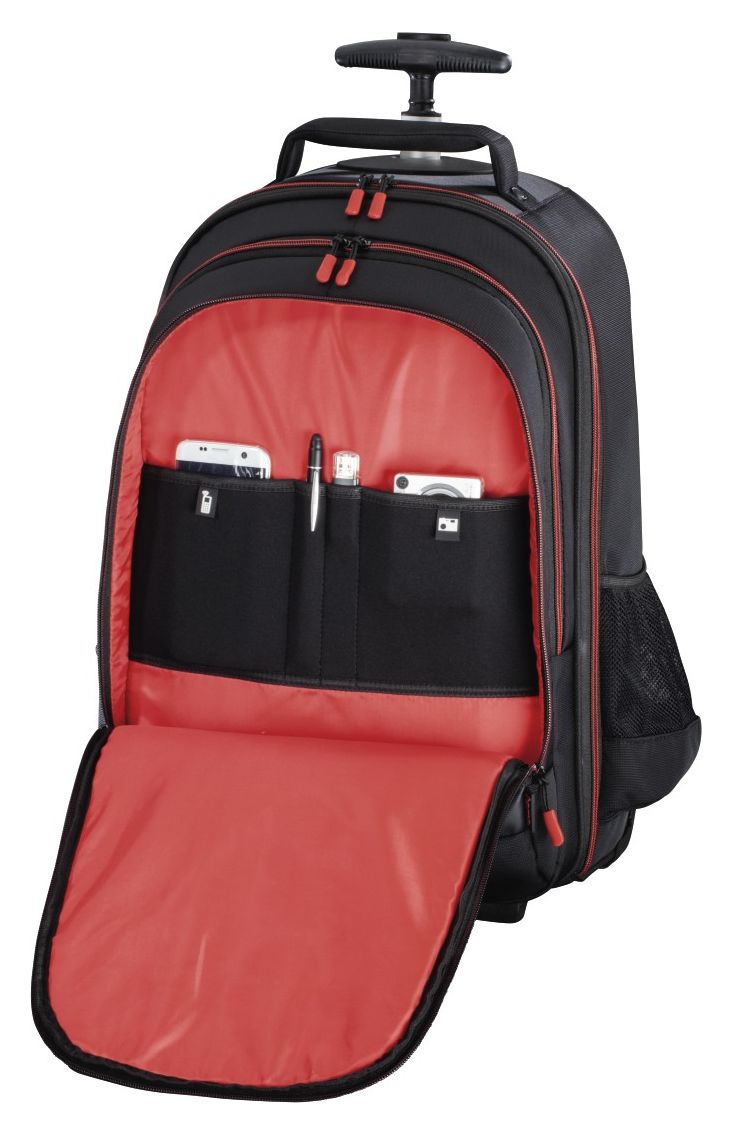 139854 Miami 200 Kamera-Trolley für Jede Marke 270 x 120 x 370 mm  (Schwarz, Rot) 