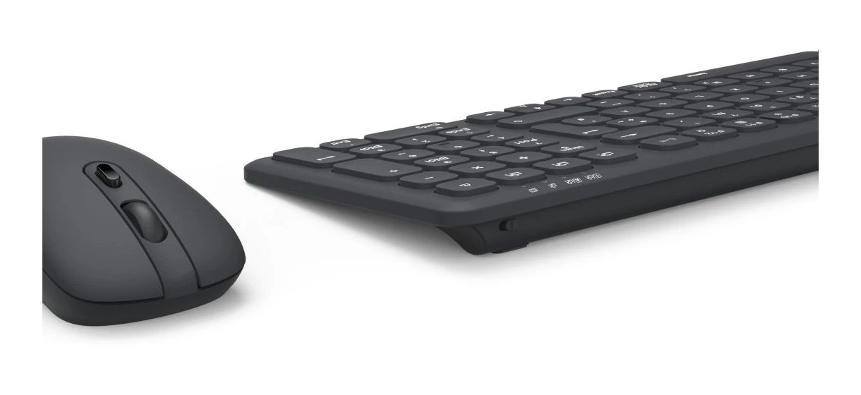 173006 WKM-300 Büro Tastatur RF Wireless + Bluetooth 2.4 GHz  (Schwarz) 