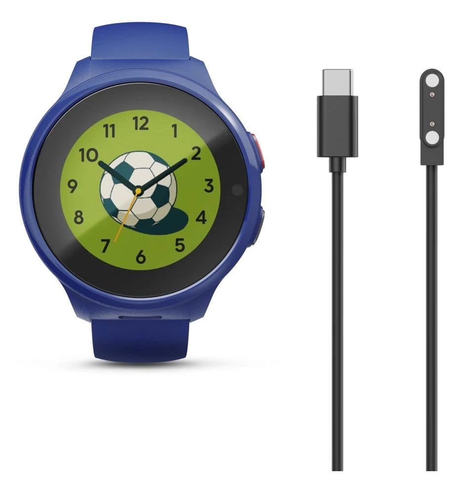 178672 Kinderuhr mit GPS Digital Smartwatch Rund IP67 48 h  (Blau) 