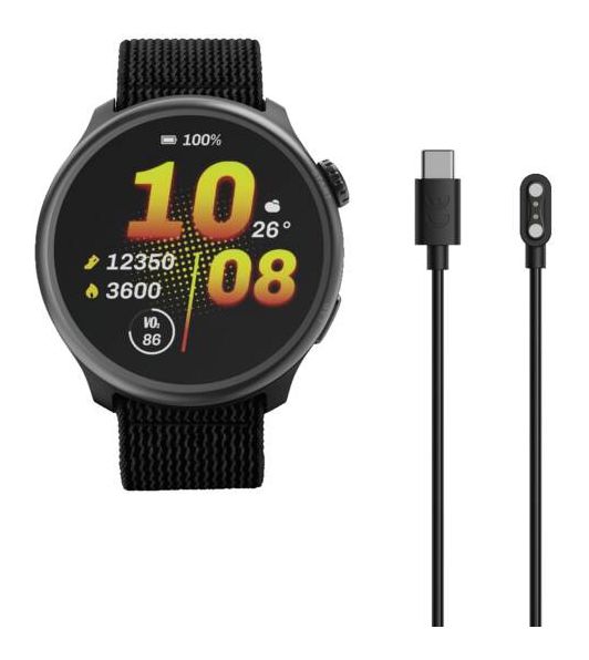 178698 9050 45 mm Smartwatch Rund IP68  (Schwarz) 