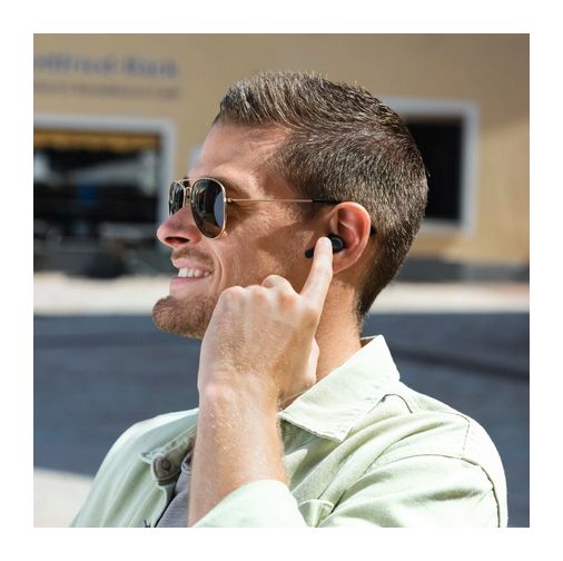 184167 Spirit Unchained In-Ear Bluetooth Kopfhörer Kabellos TWS 16 h Laufzeit  (Schwarz) 