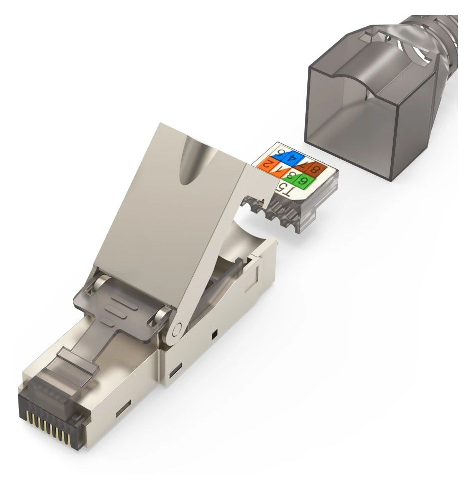 200793 CAT-6a 10 Gbit/s geschirmt werkzeuglose Montage 