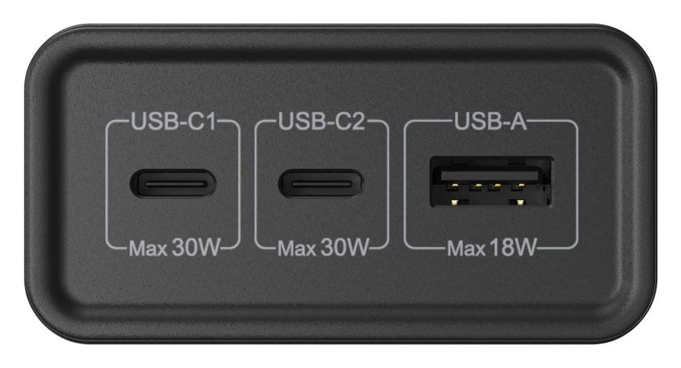 201762 Power Pack 20000 mAh Powerbank USB Typ-C  (Schwarz) 