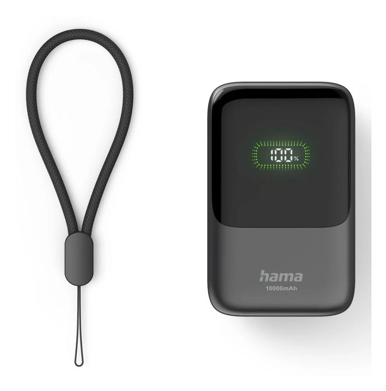 201784 Roll Up 10 10000 mAh Powerbank USB Typ-C  (Anthrazit) 