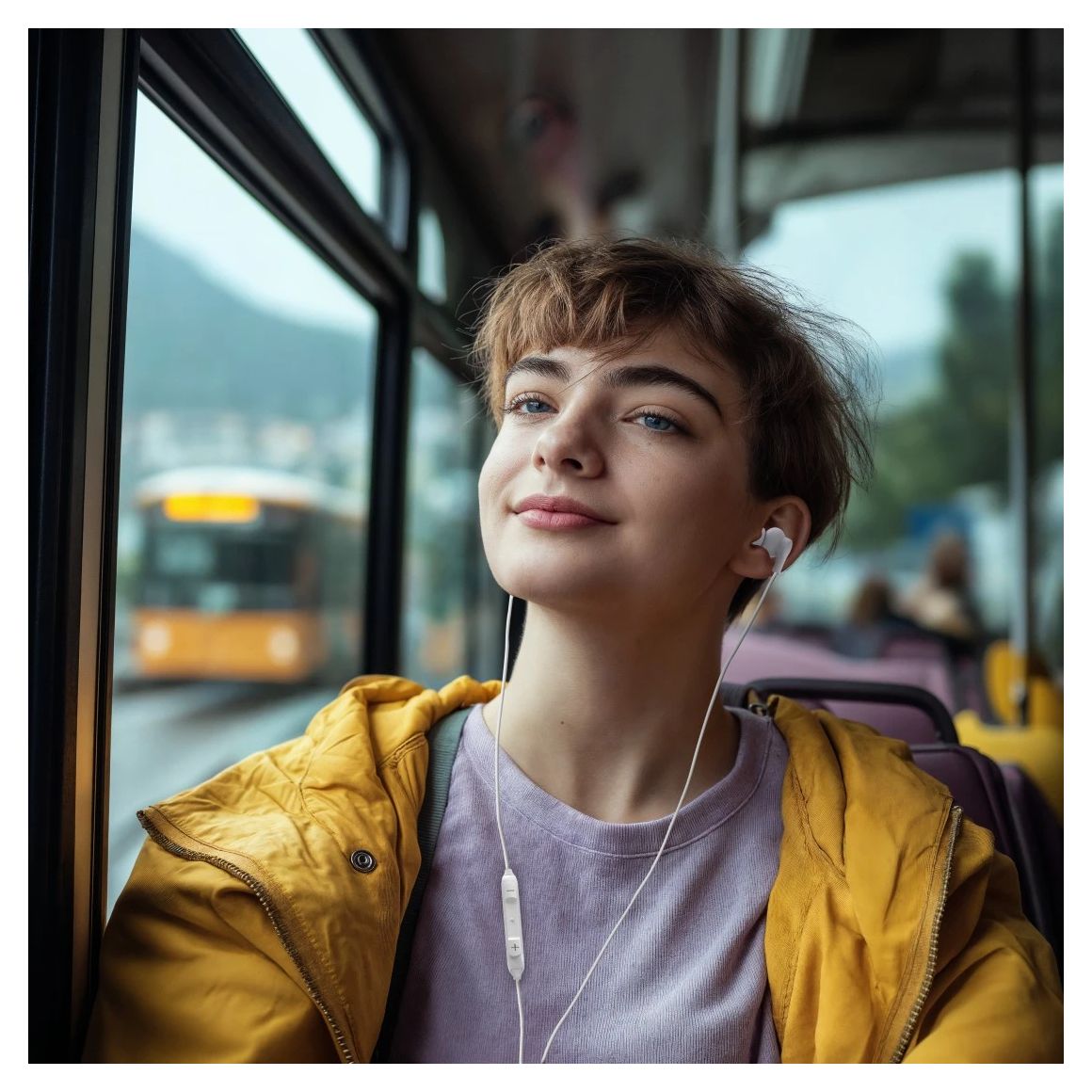 221799 Popply In-Ear Kopfhörer Kabelgebunden  (Weiß) 