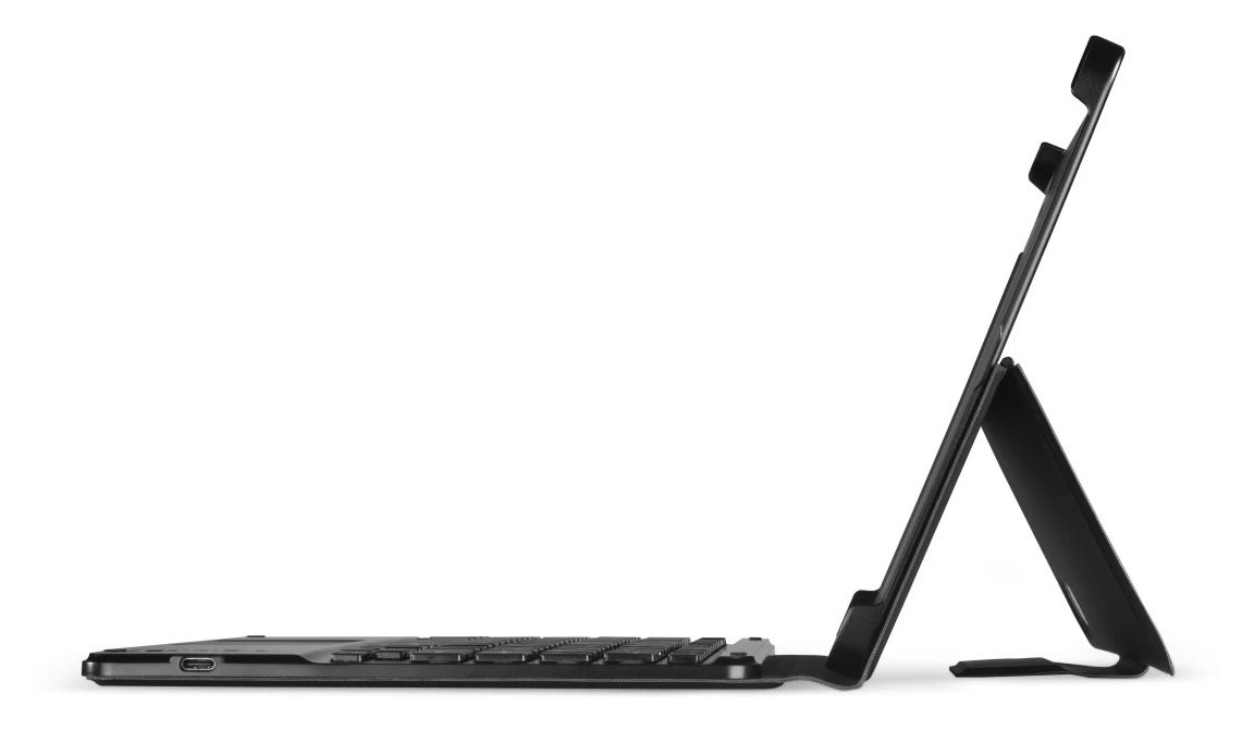 222095 Premium Folio aus Kunststoff für Apple iPad Pro 13" (2024) bis 33 cm (13") Staubresistent, Kratzresistent mit Magnetverschluss (Schwarz) 