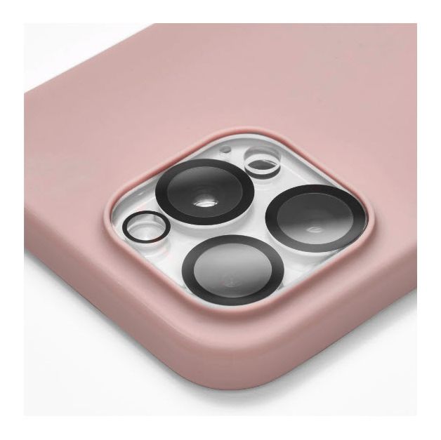 222742 Cam Protect Kameraobjektivschutz gehärtetes Glas 9H für  Apple iPhone 15 / 15 Plus Bruchfest, Schlagfest, Schlagfest, Kratzresistent, Splitterfrei, Schockresistent 