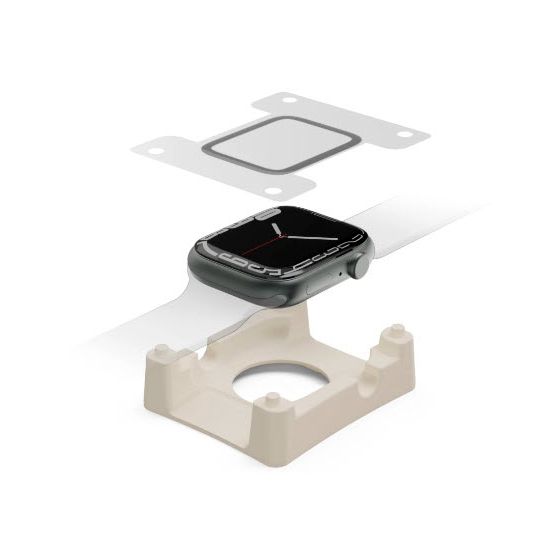 222768 Super Hybrid Klare Bildschirmschutzfolie Kunststoff 4H für  Apple Watch 4 / 5 / 6 / SE 1st / 2nd Gen, 44mm Schlagfest, Schlagfest, Kratzresistent, Schockresistent 