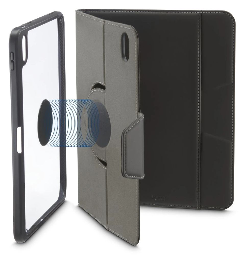 231045 Rotation Folio aus Kunststoff für Apple iPad 11" (2026/2025)/iPad 10,9" (2022) bis 27,9 cm (11") Schlagfest, Kratzresistent mit Magnetverschluss (Anthrazit) 