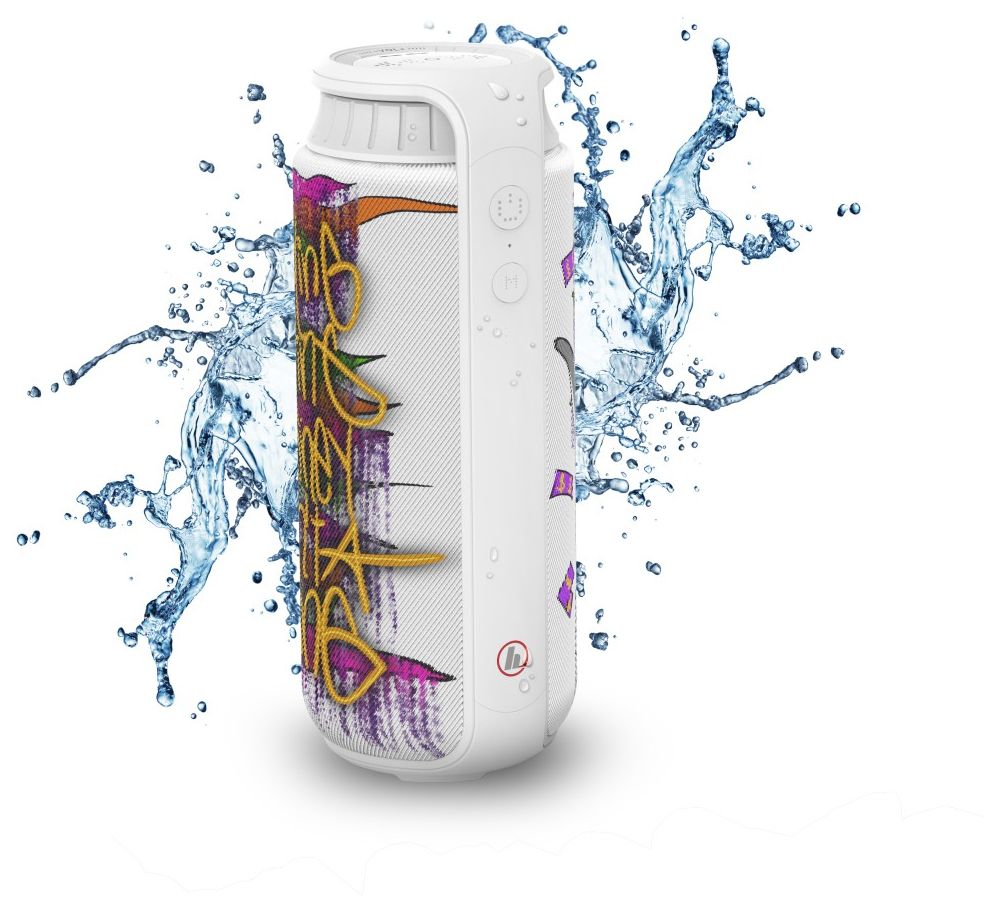 173185 Pipe 2.0 Bluetooth Lautsprecher Spritzwassergeschützt IPX4 (Mehrfarbig) 