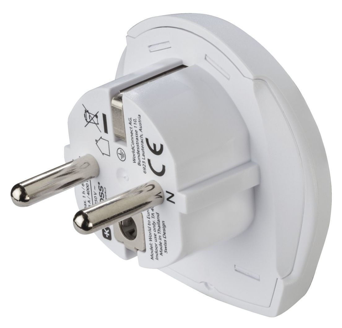 World Travel Pro Light USB Reiseadapter für bis zu 200 Länder 