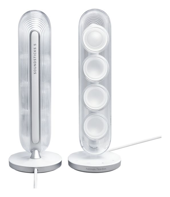 SoundSticks 5 190 W Bluetooth Lautsprecher  (Weiß) 