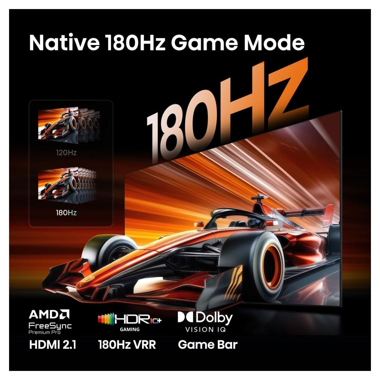 65UR8DS MiniLed 165,1 cm (65 Zoll) Fernseher 4K Ultra HD VESA 400 x 300 mm  (Schwarz, Grau) 