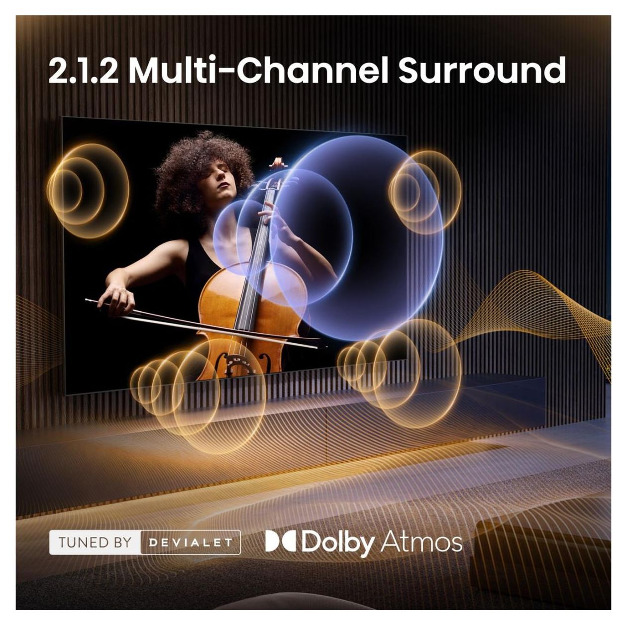 85U7DS PRO LED 2,16 m (85 Zoll) Fernseher 4K Ultra HD VESA 600 x 400 mm  (Schwarz, Grau) 