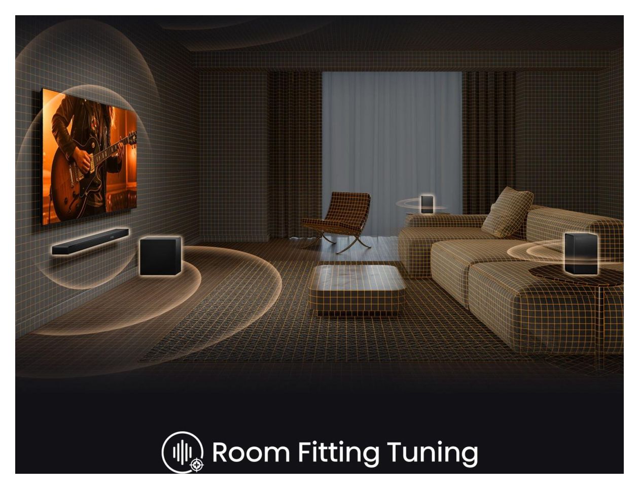 AX5140Q Soundbar 600 W 5.1.4 Kanäle  (Schwarz) 